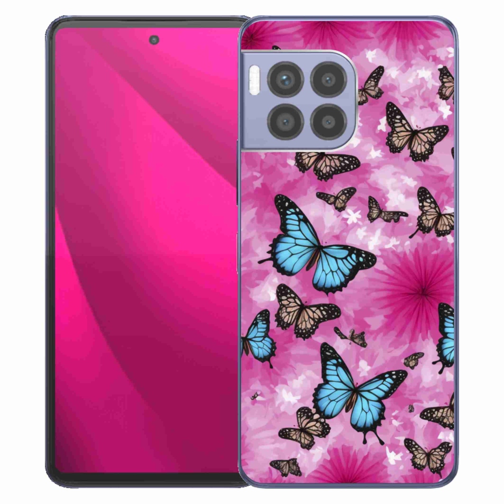 Gél borító mmCase a T phone 2 Pro készülékhez - pillangókert