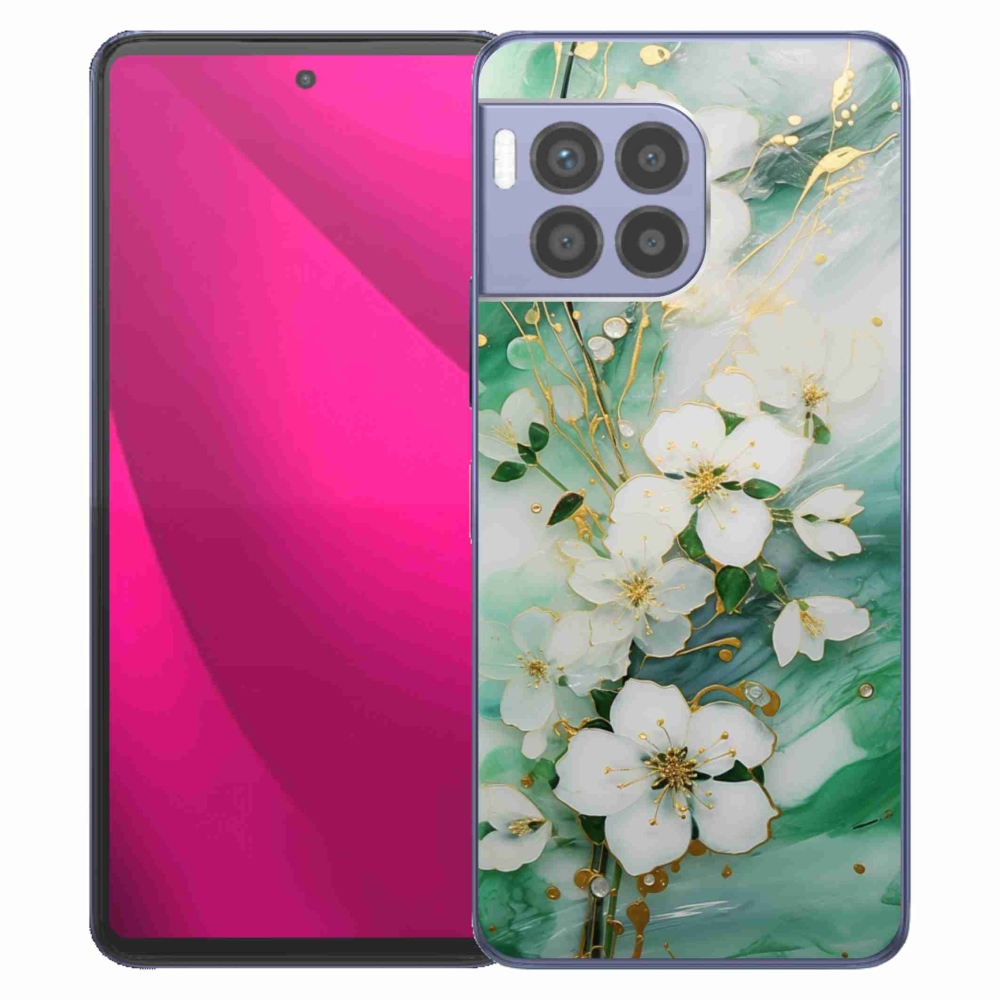 Gél borító mmCase a T phone 2 Pro készülékhez - finom virágok