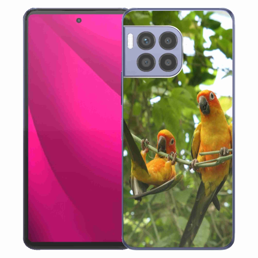 Gél borító mmCase a T phone 2 Pro készülékhez - papagájok aratingy