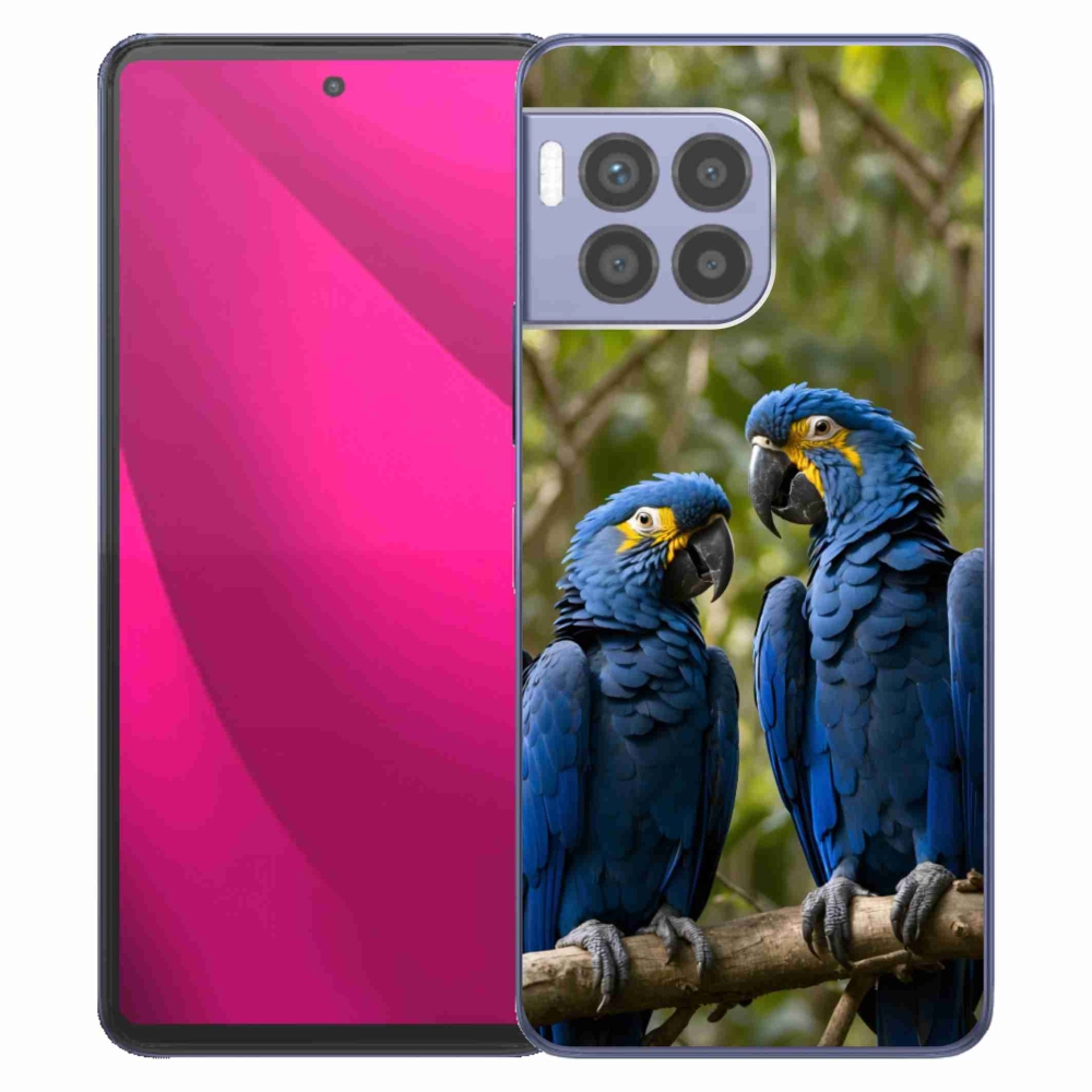Zselés borítás mmCase a T phone 2 Pro készülékhez - papagáj duo