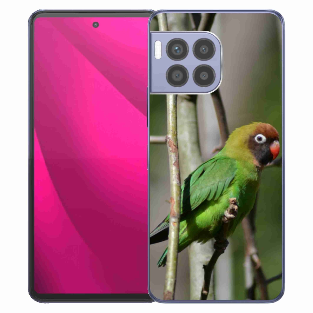Gél borító mmCase a T phone 2 Pro készülékhez - papagáj agapornis