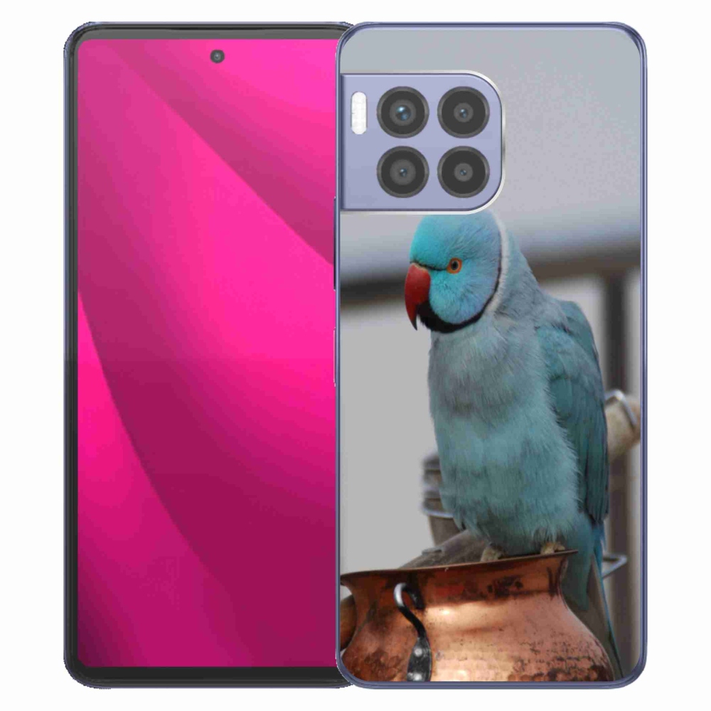 Zselés borítás mmCase a T phone 2 Pro készülékhez - papagáj alexander kék