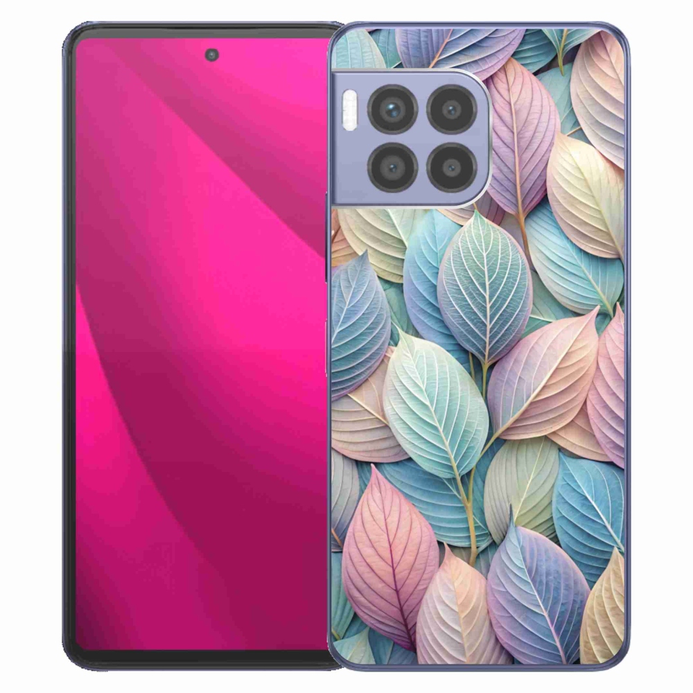 Gél borító mmCase a T phone 2 Pro készülékhez - pasztell levelek