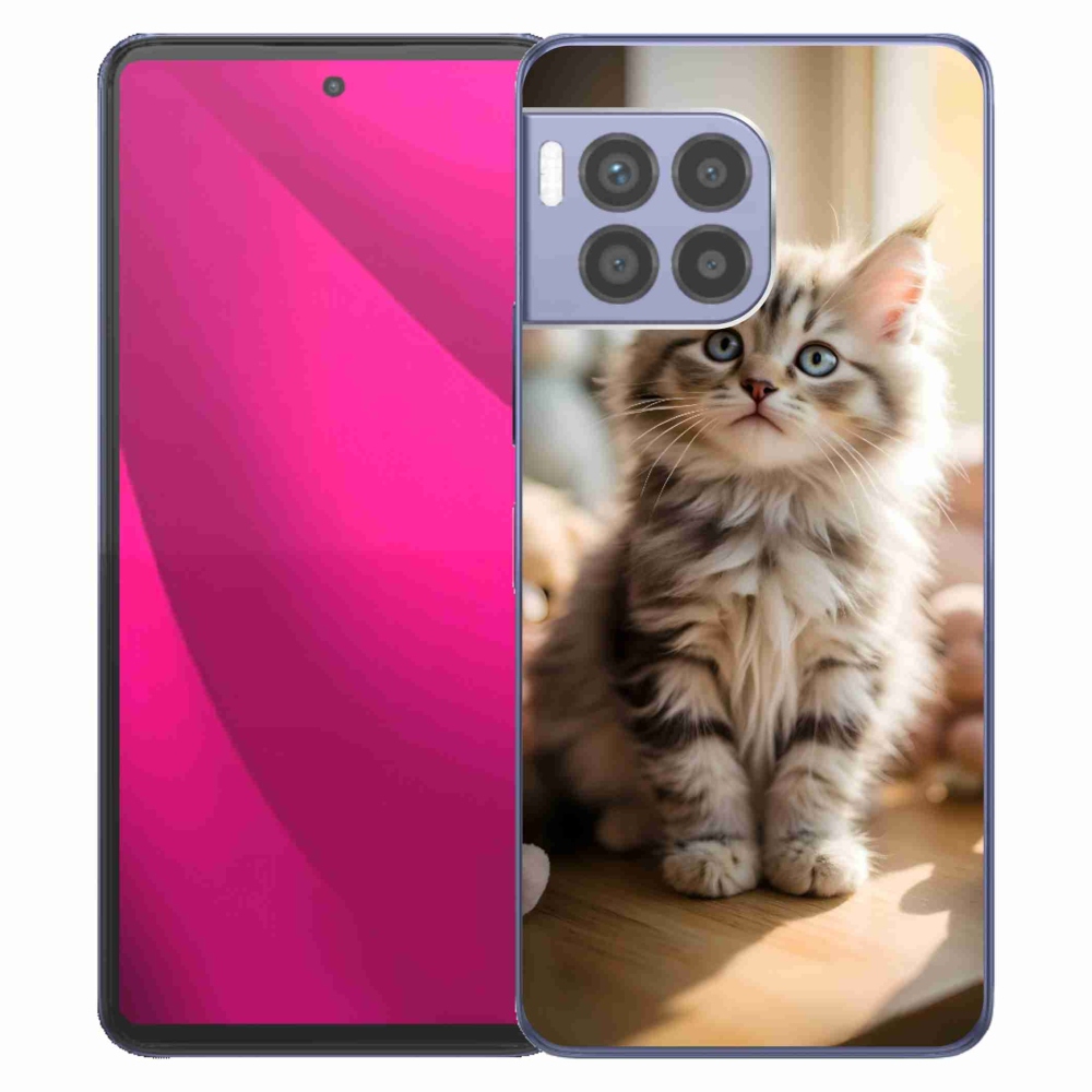 Gél borító mmCase a T phone 2 Pro készülékhez - aranyos cica 10