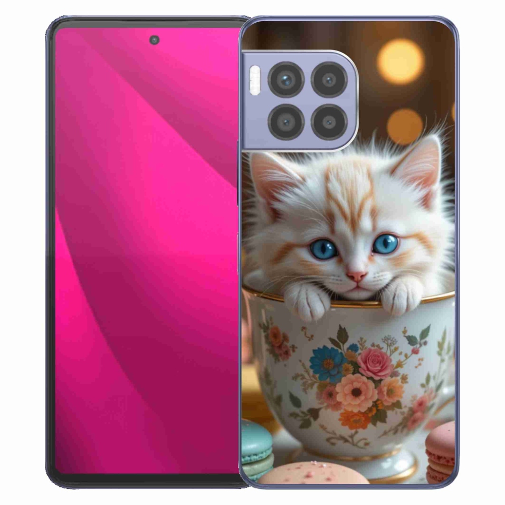 Gél borító mmCase a T phone 2 Pro készülékhez - aranyos cica 6