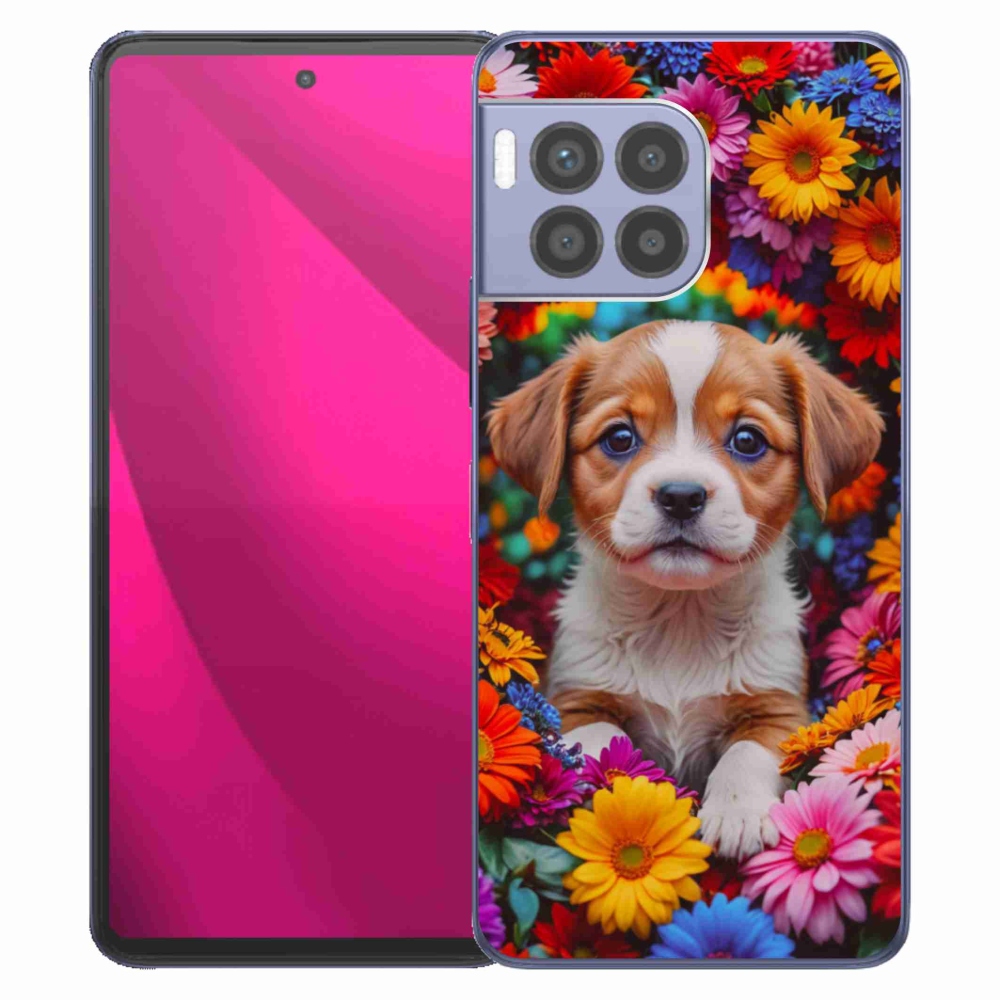 Gél borító mmCase a T phone 2 Pro készülékhez - aranyos kiskutya