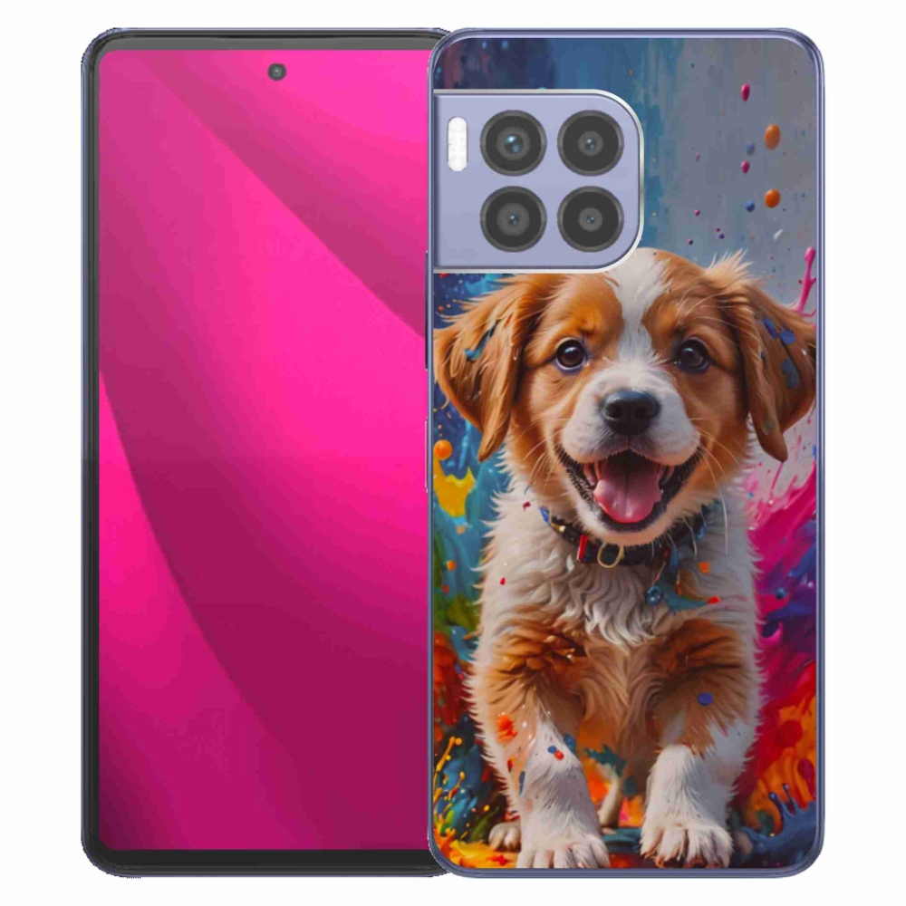 Gél borító mmCase a T phone 2 Pro - aranyos kiskutya 3