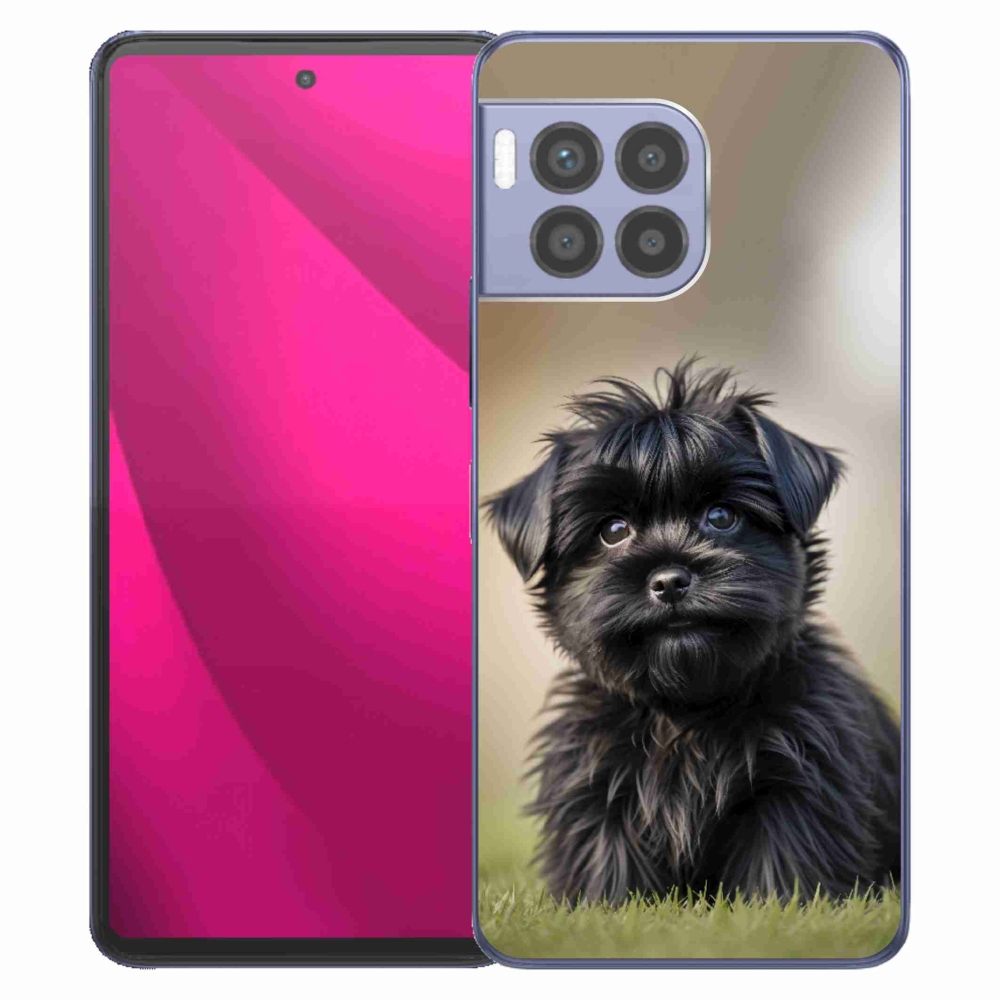 Gél borító mmCase a T phone 2 Pro készülékhez - aranyos fekete kutya