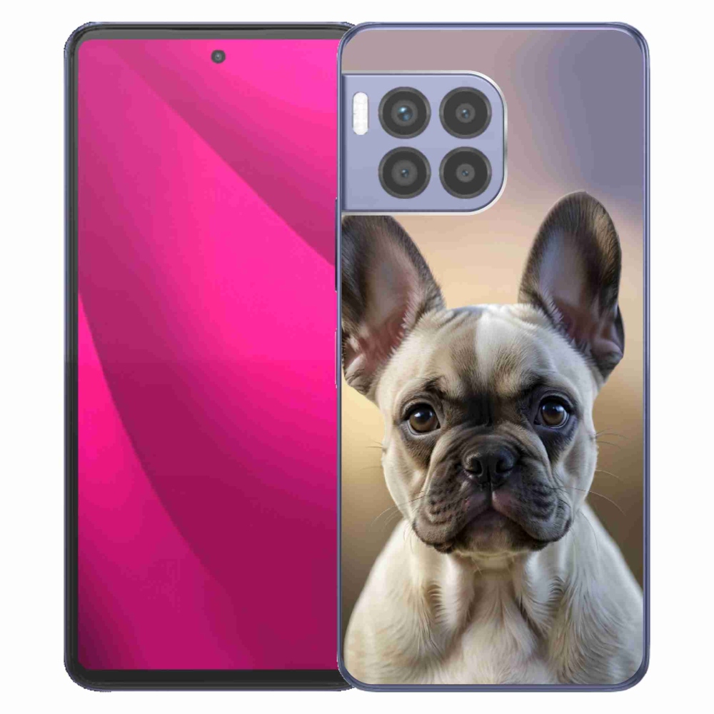 Gél borító mmCase a T phone 2 Pro készülékhez - aranyos francia bulldog