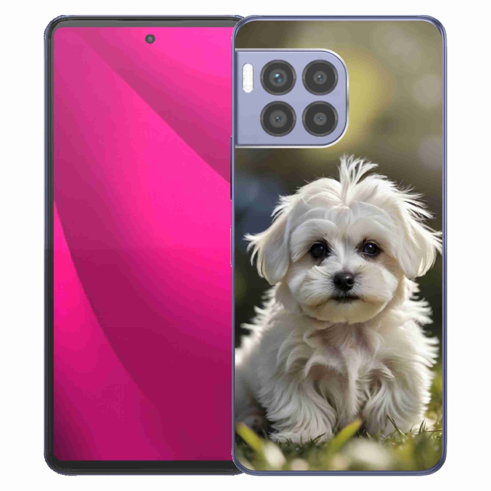 Gél borító mmCase a T phone 2 Pro készülékhez - aranyos máltai kutya