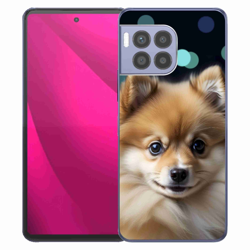 Gél borító mmCase a T phone 2 Pro készülékhez - aranyos pomerániai kutya