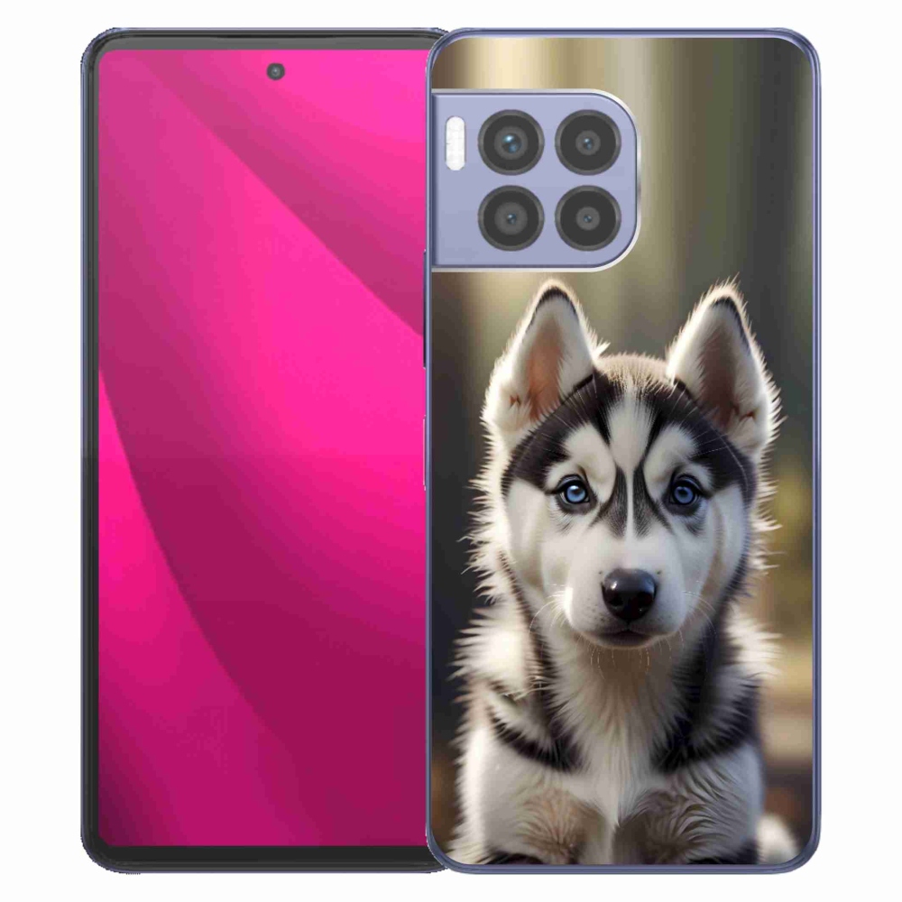 Gél borító mmCase a T phone 2 Pro készülékhez - aranyos szibériai husky