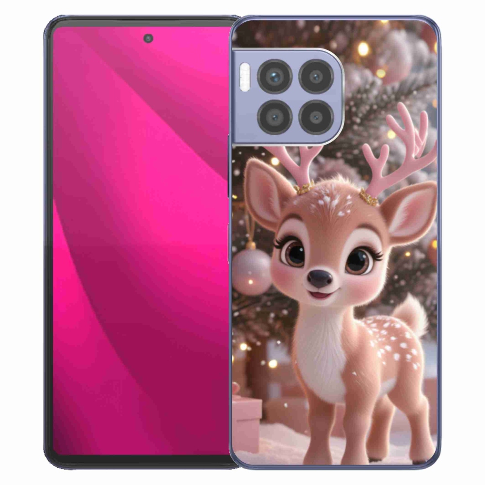 Gél borító mmCase a T phone 2 Pro készülékhez - aranyos rénszarvas
