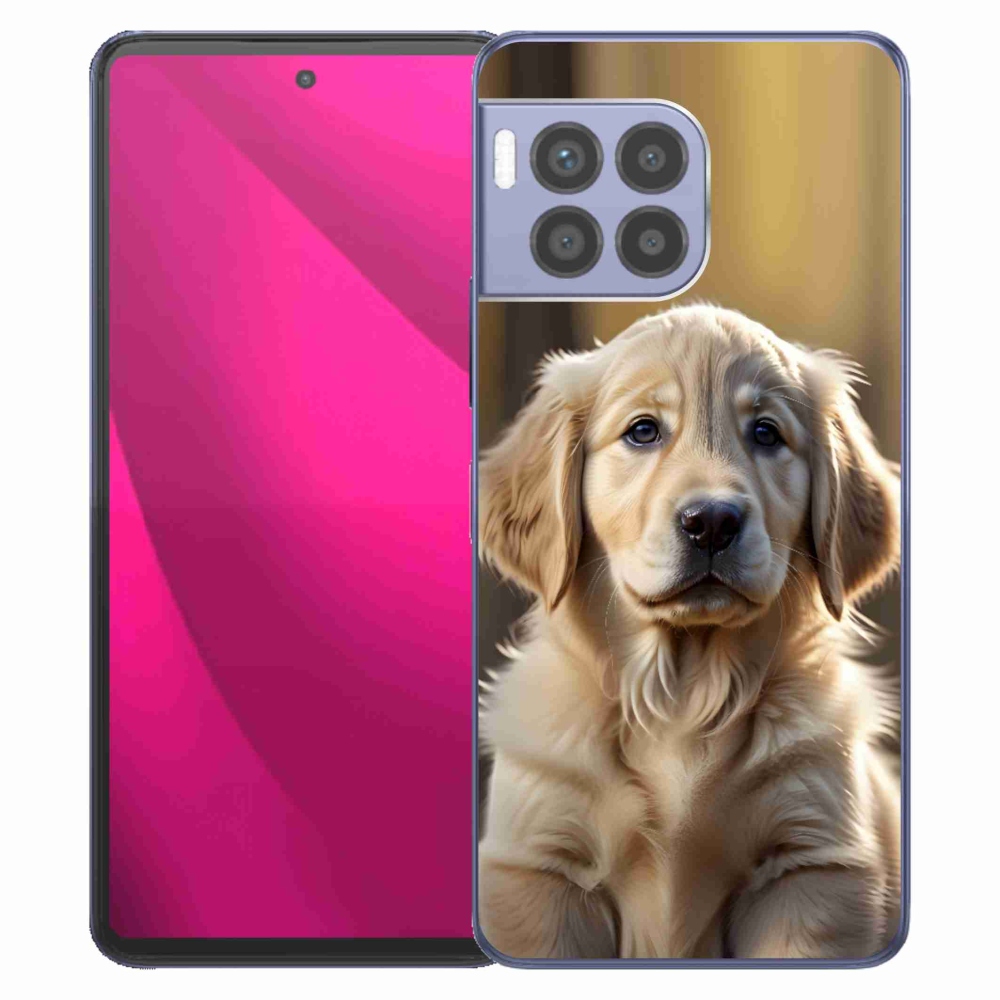 Gél borító mmCase a T phone 2 Pro készülékhez - aranyos arany retriever