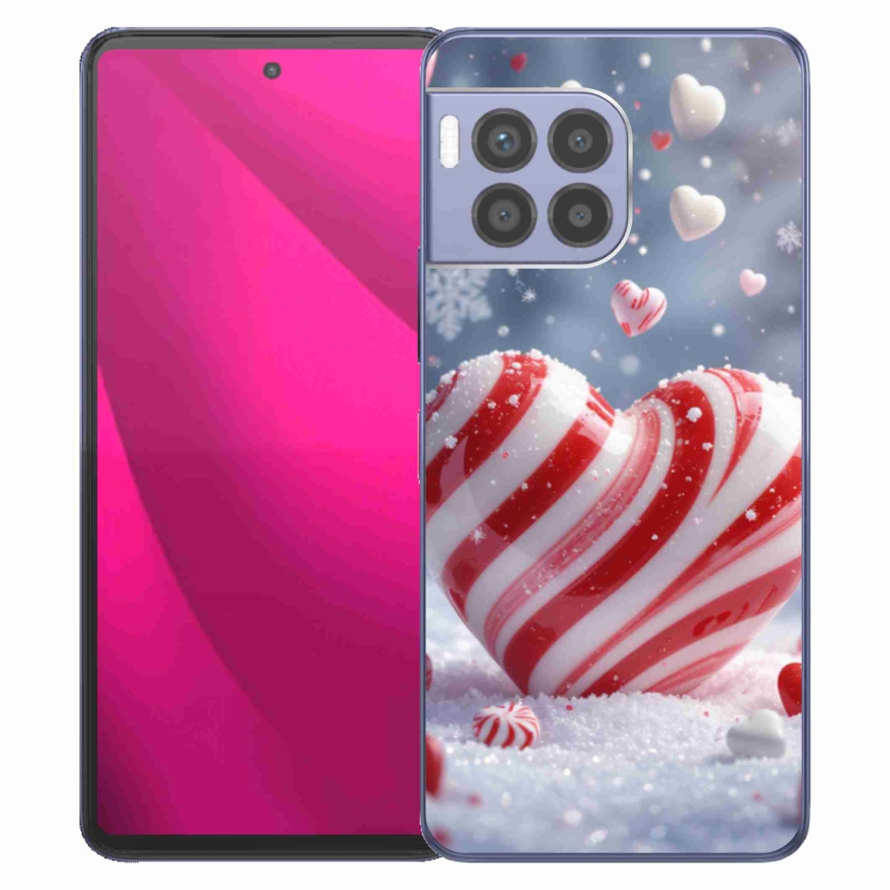 Gél borító mmCase a T phone 2 Pro készülékhez - édes szívecske