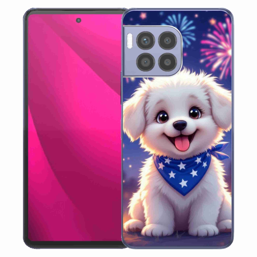 Gél borító mmCase a T phone 2 Pro készülékhez - ünnepi kiskutya