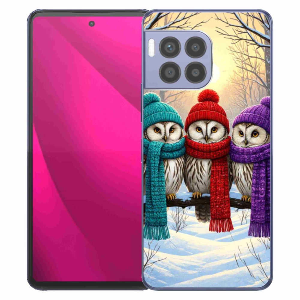 Gél borító mmCase a T phone 2 Pro készülékhez - bagoly barátok