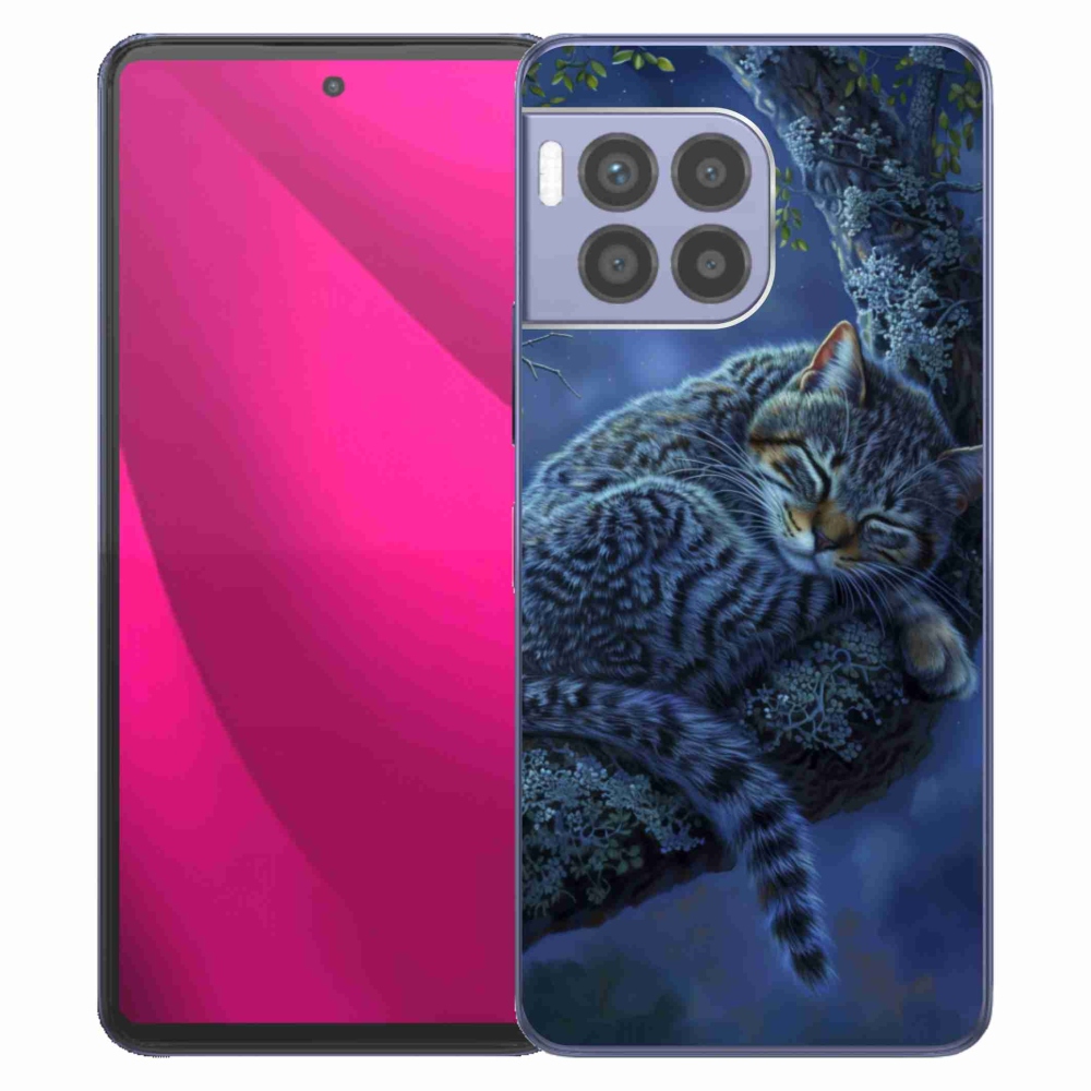 Gél borító mmCase a T phone 2 Pro készülékhez - alvó macska