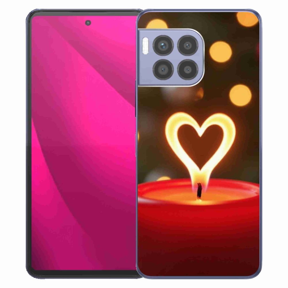 Gél borító mmCase a T phone 2 Pro készülékhez - lángszív