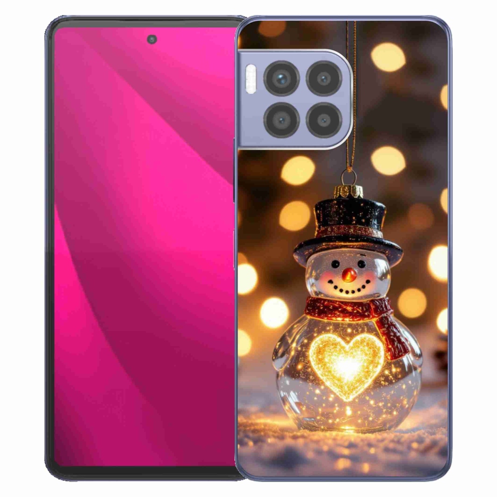 Gél borító mmCase a T phone 2 Pro készülékhez - Karácsonyi hóember
