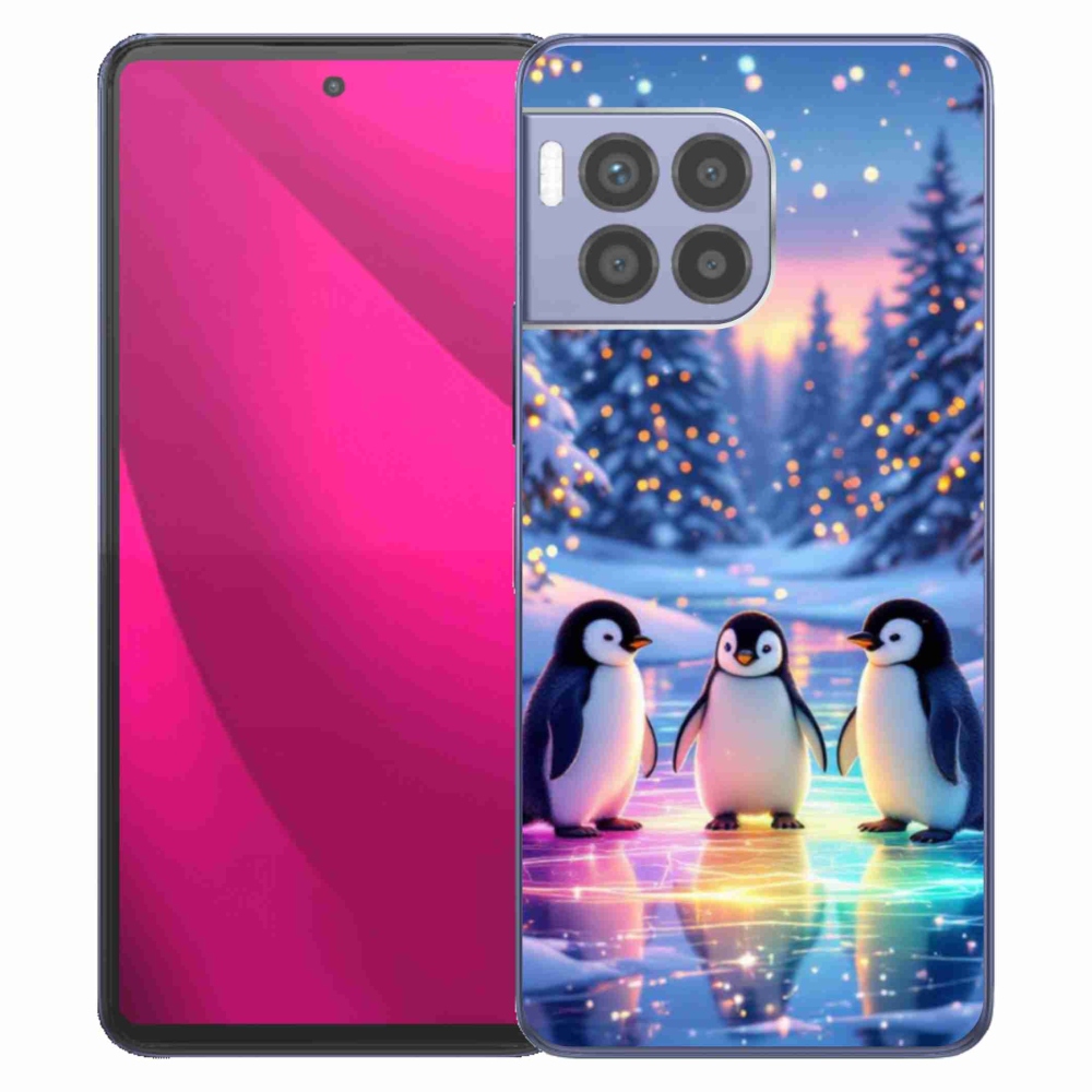 Gél borítás mmCase a T phone 2 Pro készülékhez - pingvinek