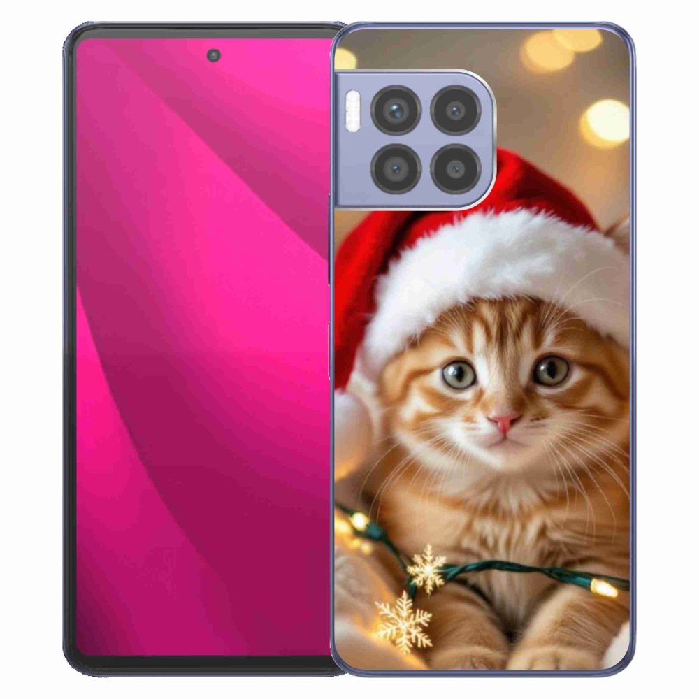 Gél borító mmCase a T phone 2 Pro készülékhez - Karácsonyi cica