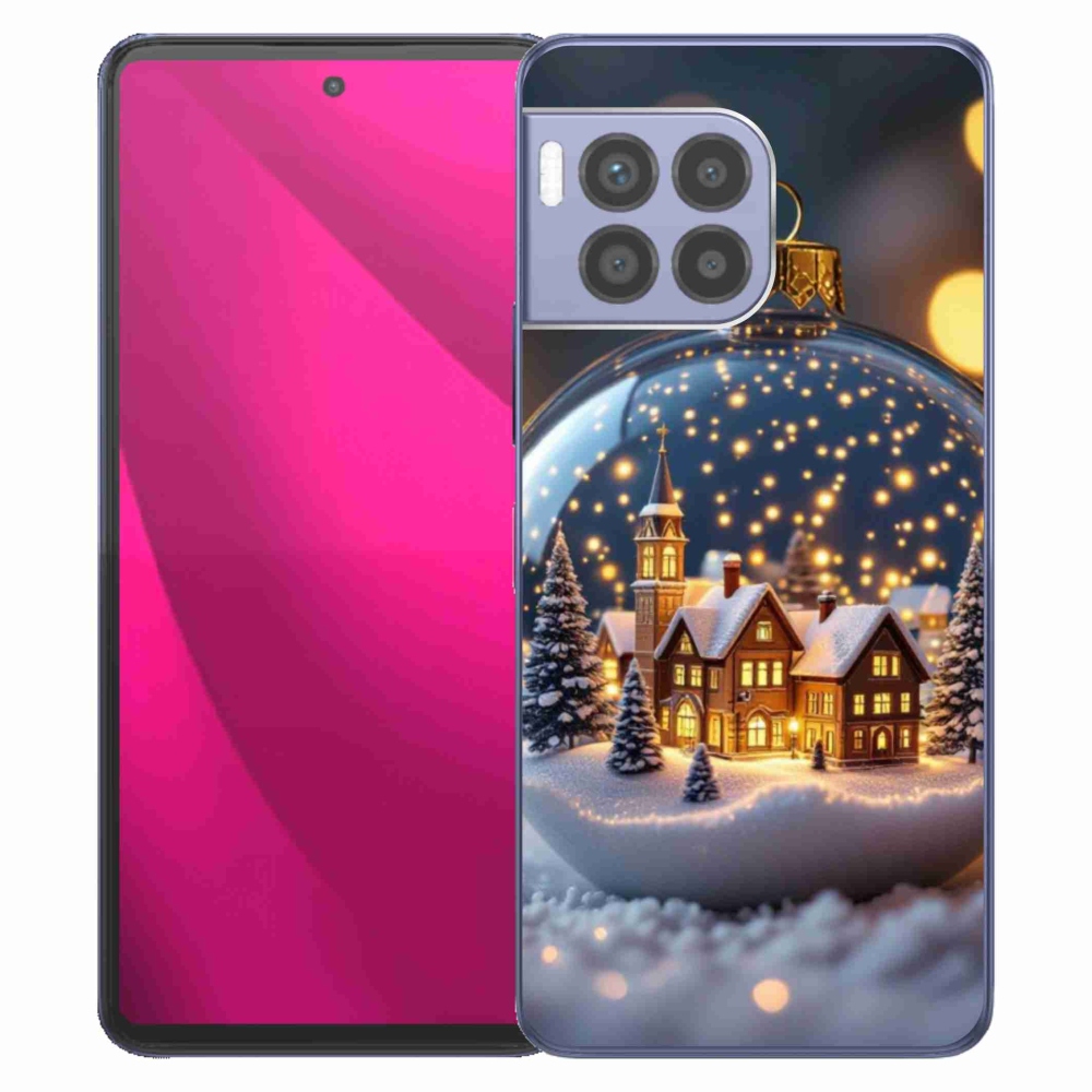 Gél borító mmCase a T phone 2 Pro számára - Karácsonyi golyók 4