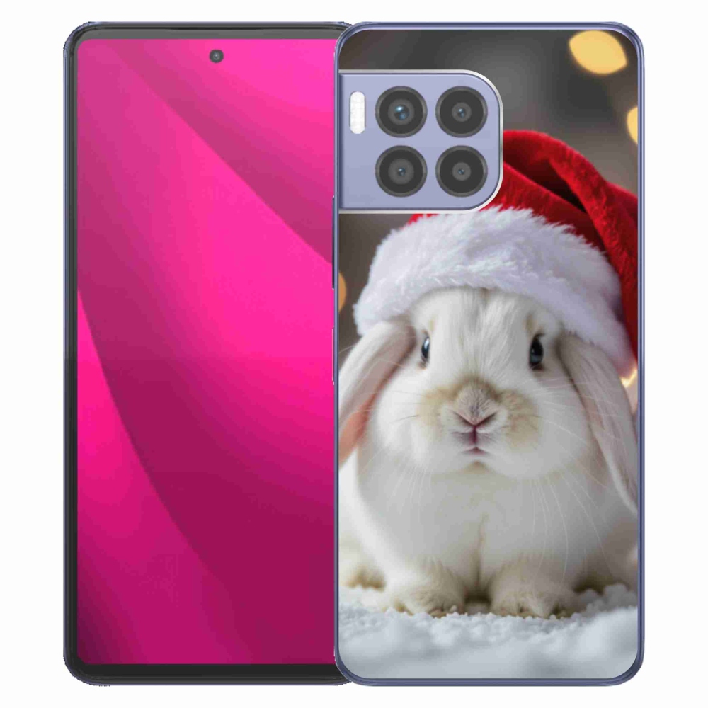 Gél borító mmCase a T phone 2 Pro készülékhez - karácsonyi nyúl