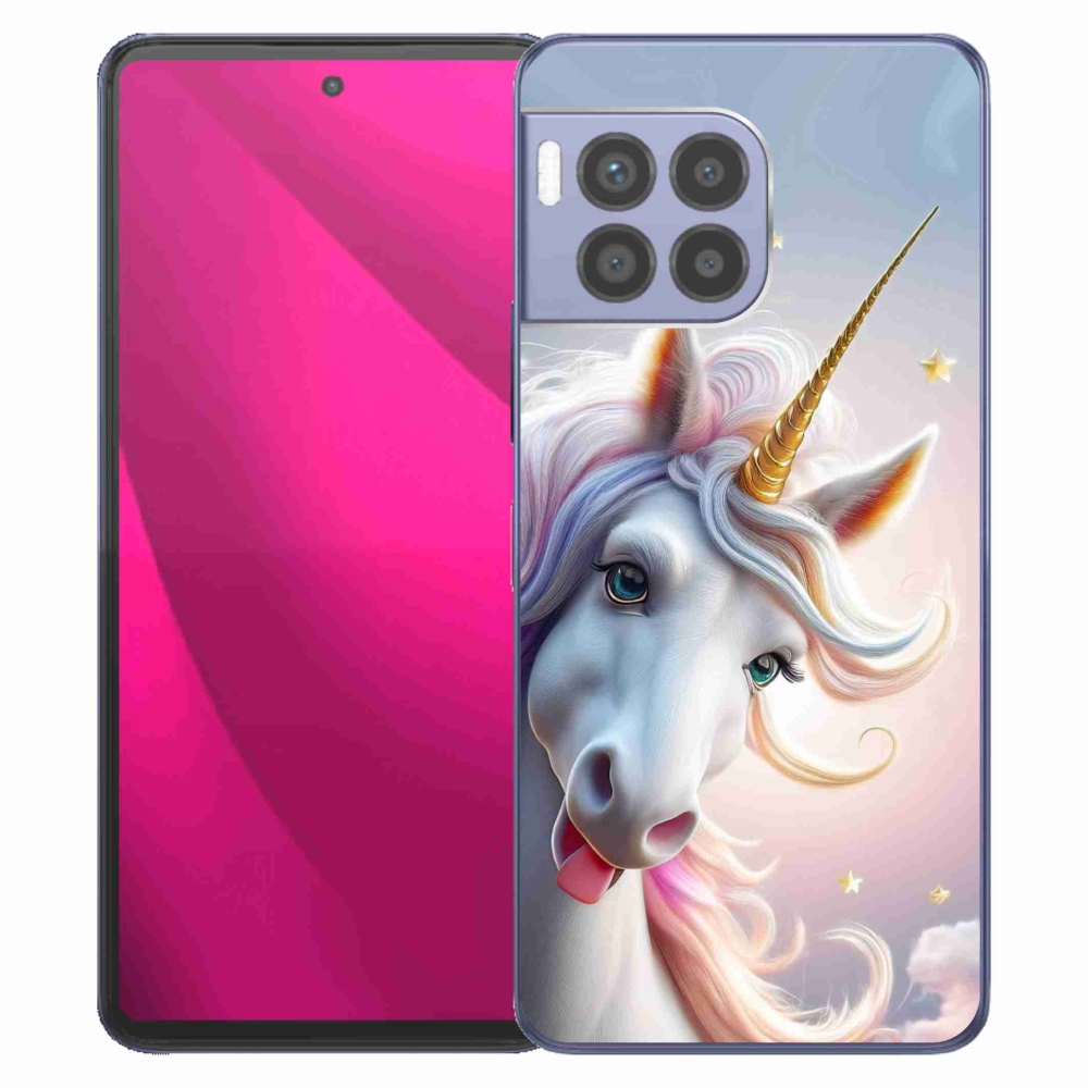 Gél borító mmCase a T phone 2 Pro készülékhez - vidám egyszarvú