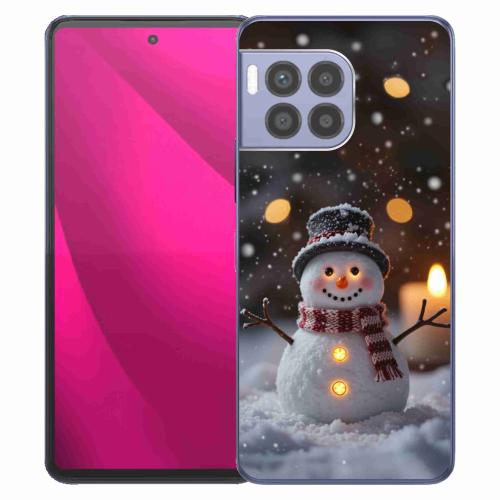 Gél borító mmCase a T phone 2 Pro készülékhez - boldog hóember
