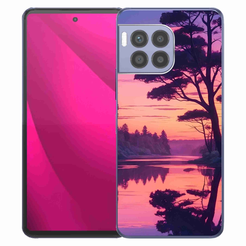 Gél borító mmCase a T phone 2 Pro készülékhez - naplemente a tó felett