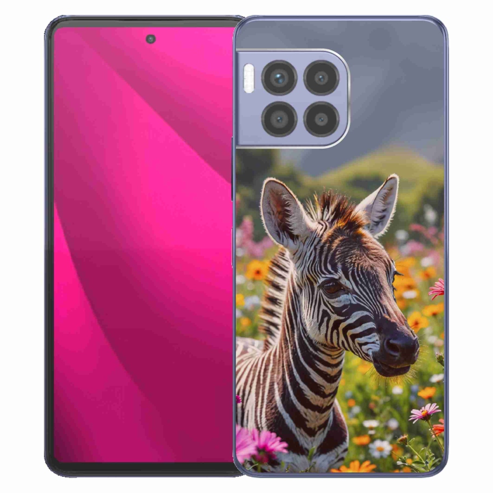 Gél borító mmCase a T phone 2 Pro készülékhez - zebra a réten
