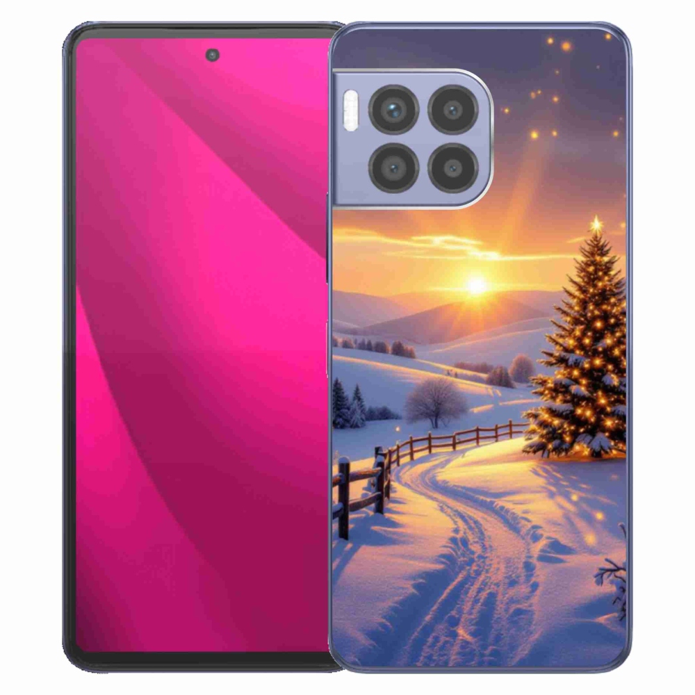 Gél borító mmCase a T phone 2 Pro készülékhez - téli tájkép