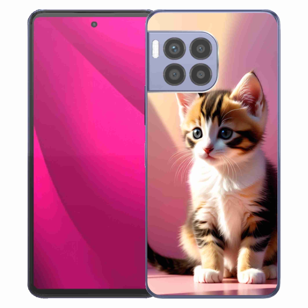 Gél borító mmCase a T phone 2 Pro készülékhez - kíváncsi cica 2