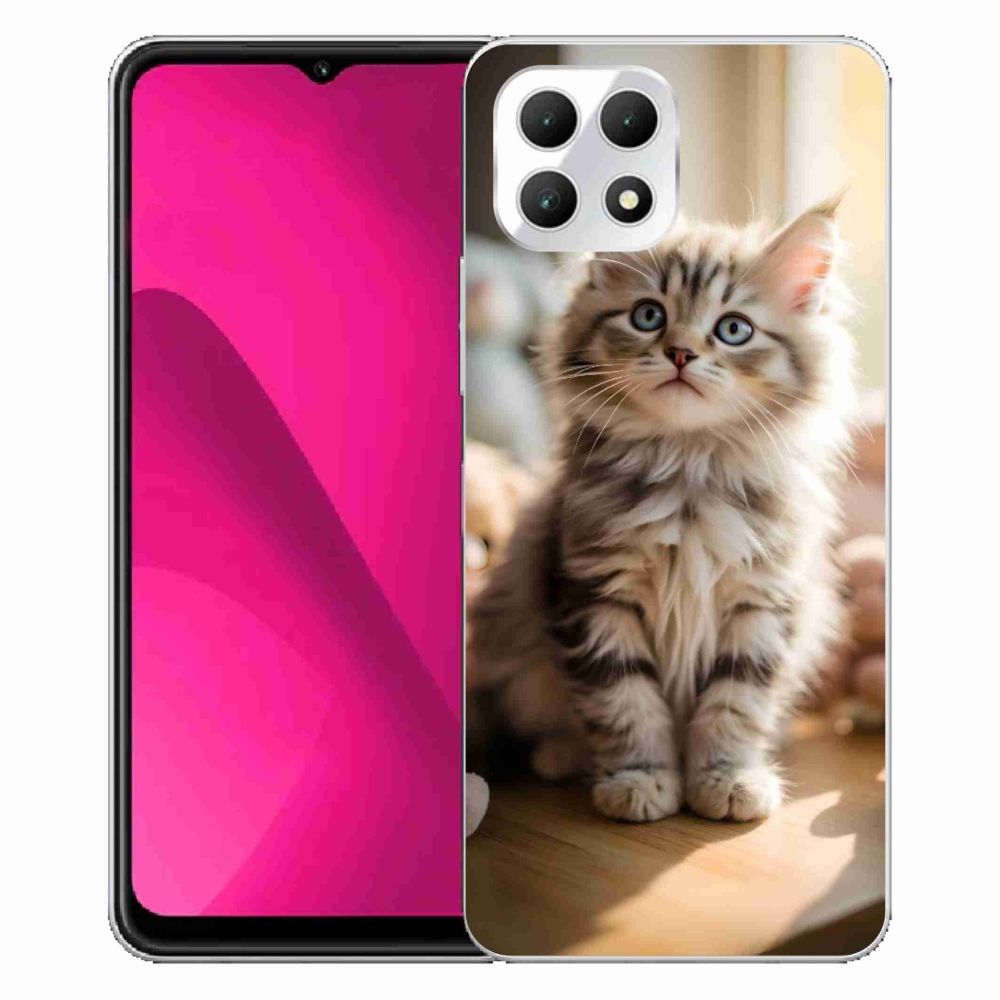 Gél borító mmCase a T phone 2 készülékhez - aranyos cica 10