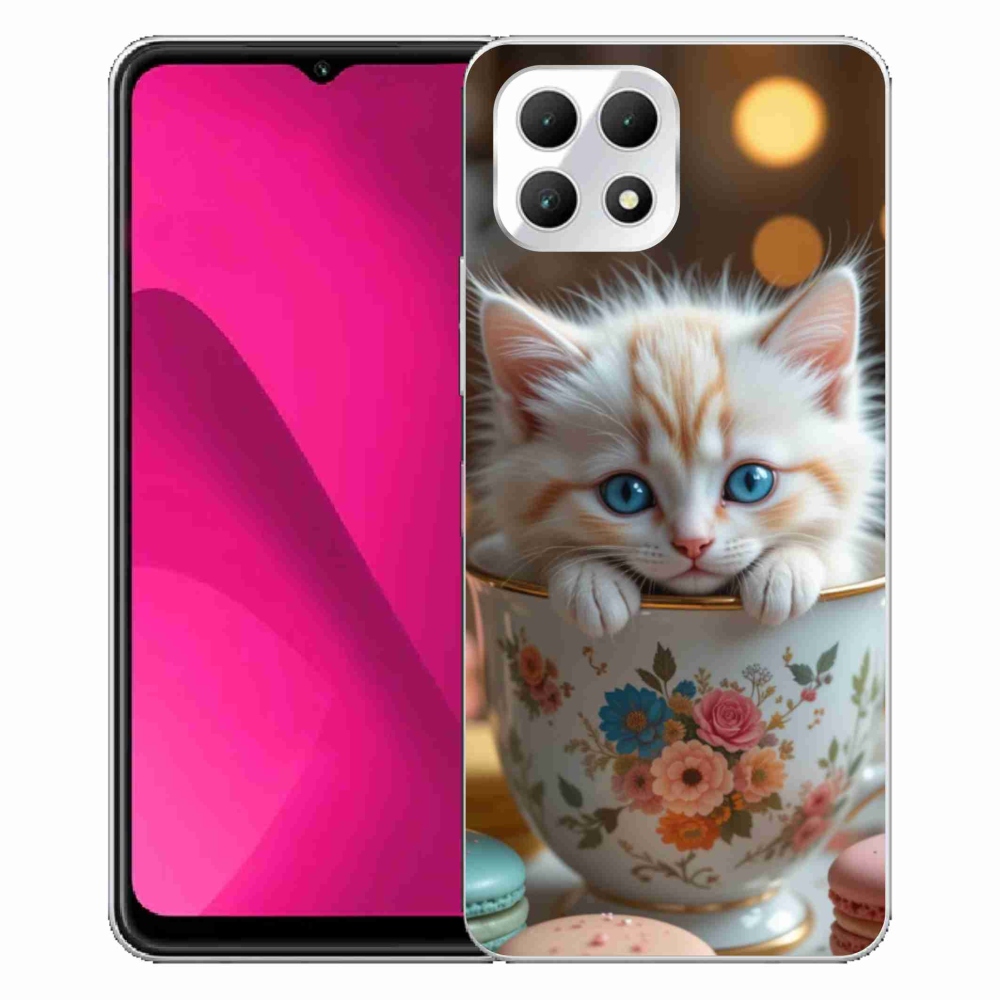 Gél borító mmCase a T phone 2 készülékhez - aranyos cica 6