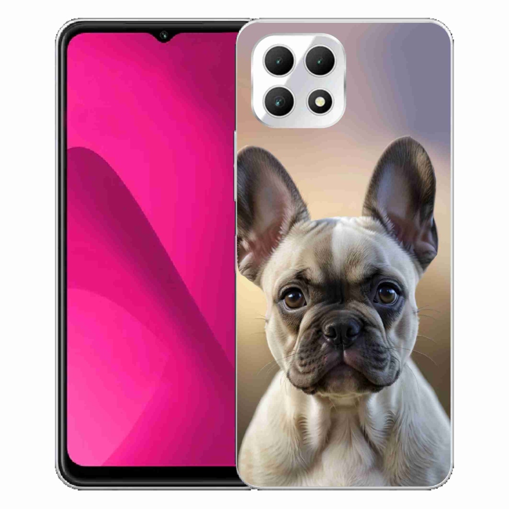 Gél borító mmCase a T phone 2 készülékhez - aranyos francia bulldog