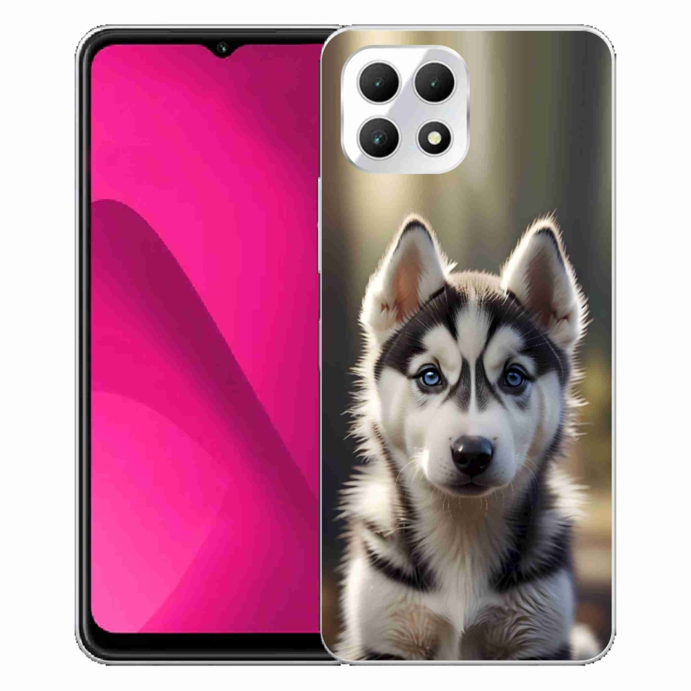 Gél borító mmCase a T phone 2 - aranyos szibériai huskyhoz