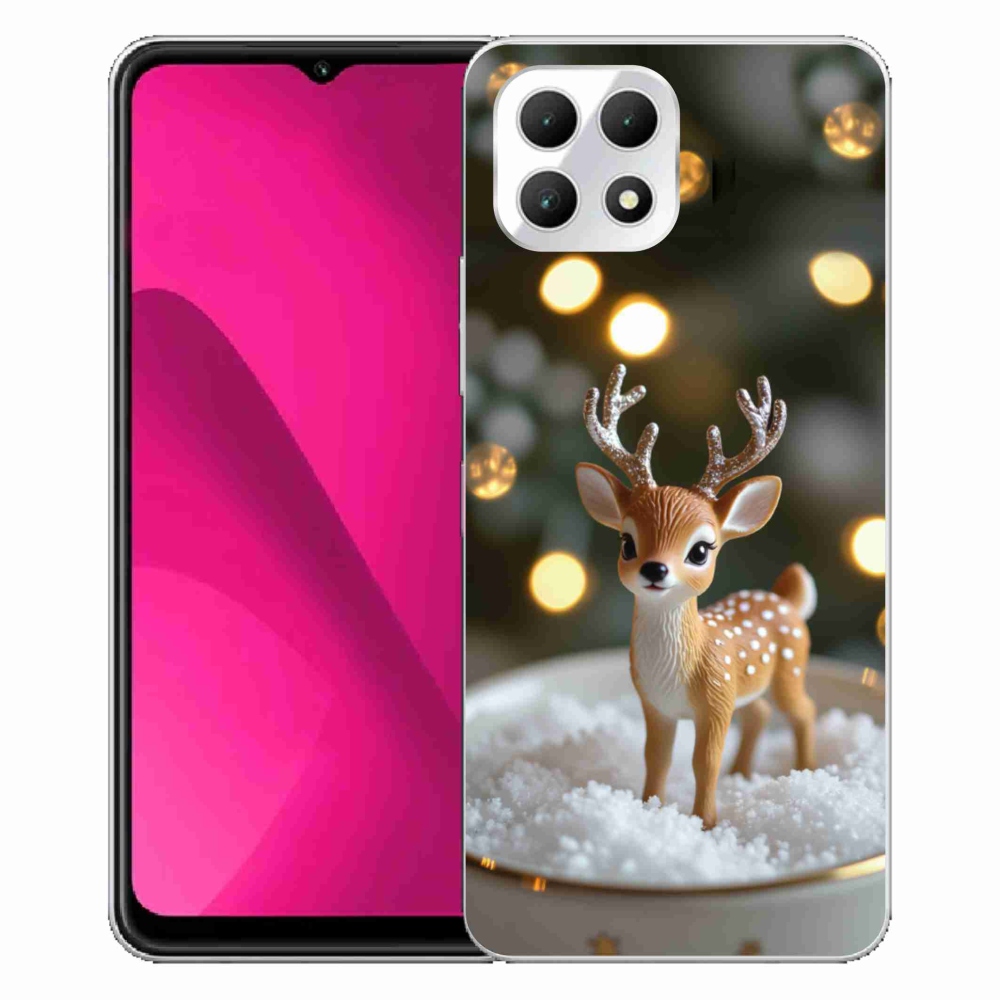 Gél borító mmCase a T phone 2 - aranyos karácsonyi szarvasok