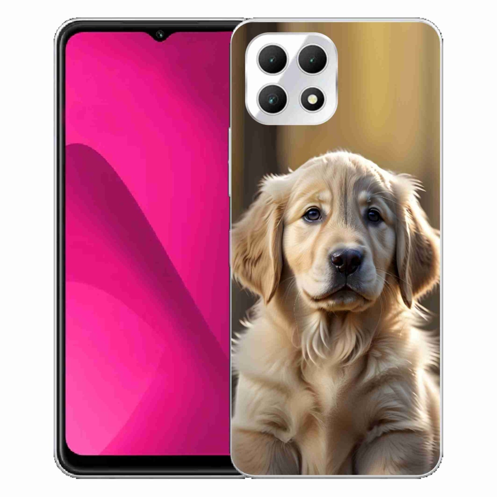 Gél borító mmCase a T phone 2 - aranyos arany retrieverhez