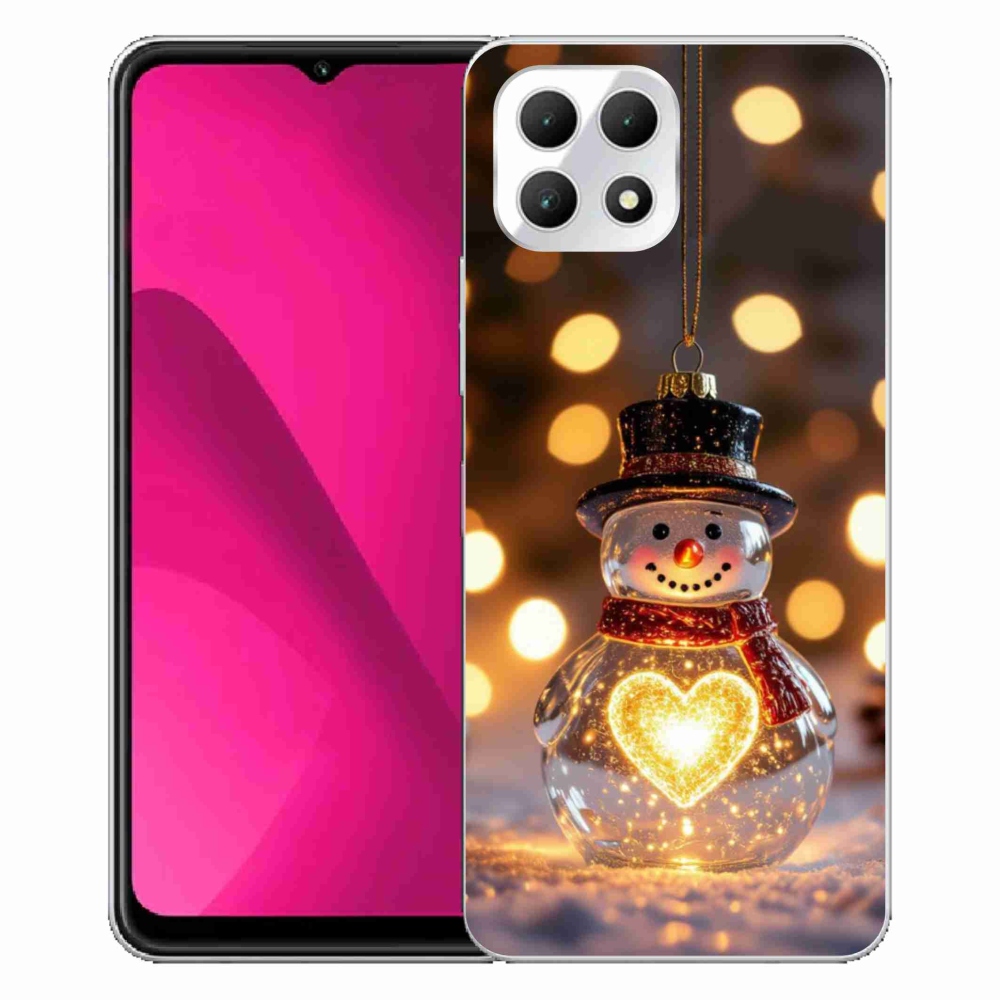 Gél borító mmCase a T phone 2 készülékhez - Karácsonyi hóember