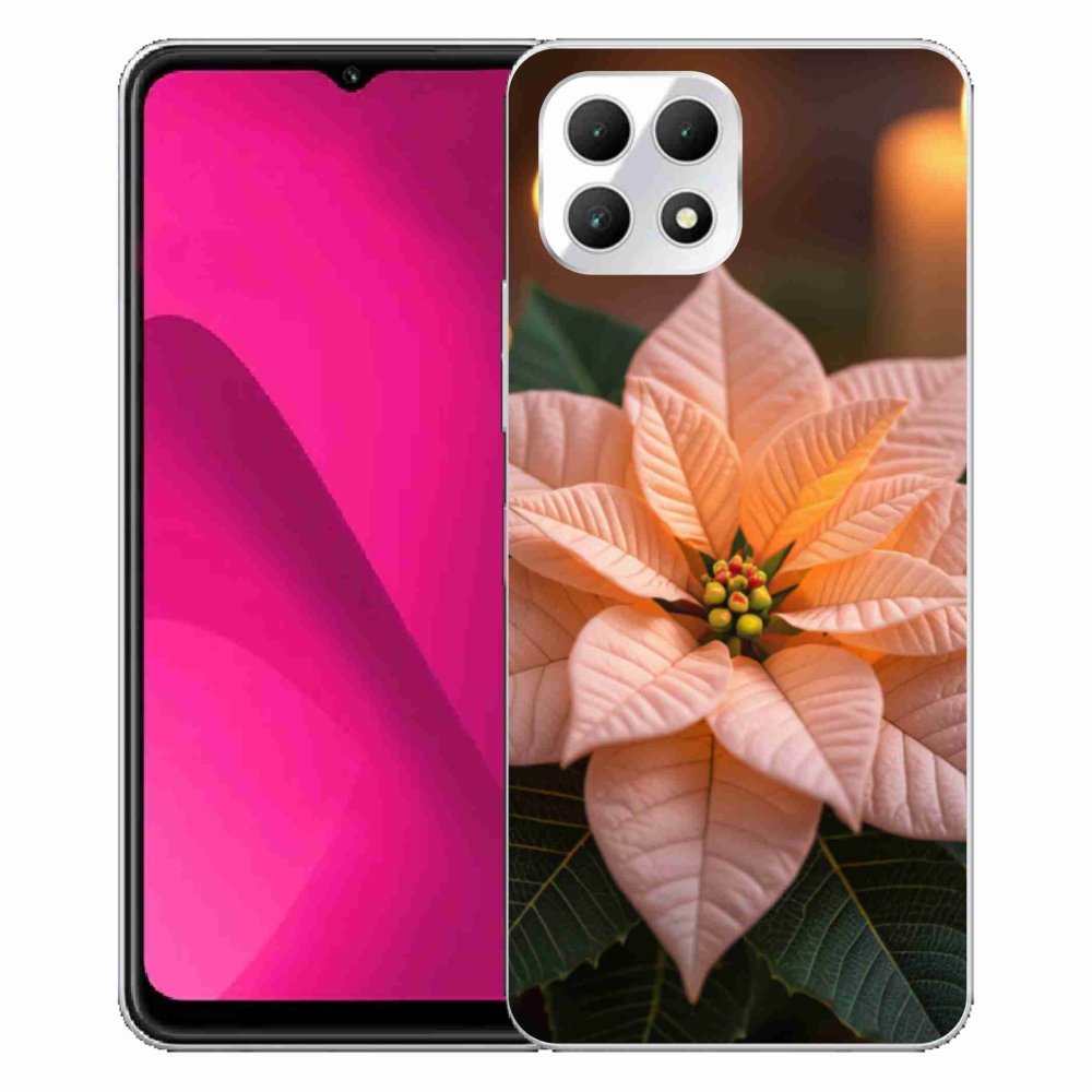 Zselés borító mmCase a T phone 2 készülékhez - mikulásvirág