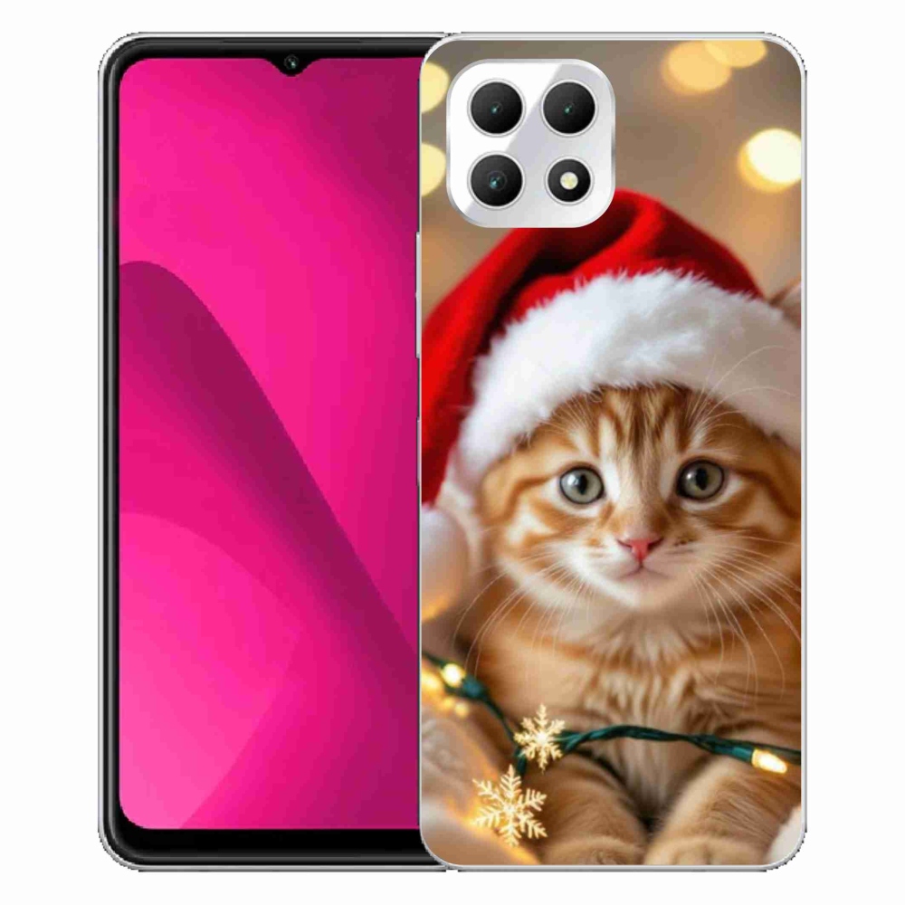 Gél borító mmCase a T phone 2 készülékhez - Karácsonyi cica