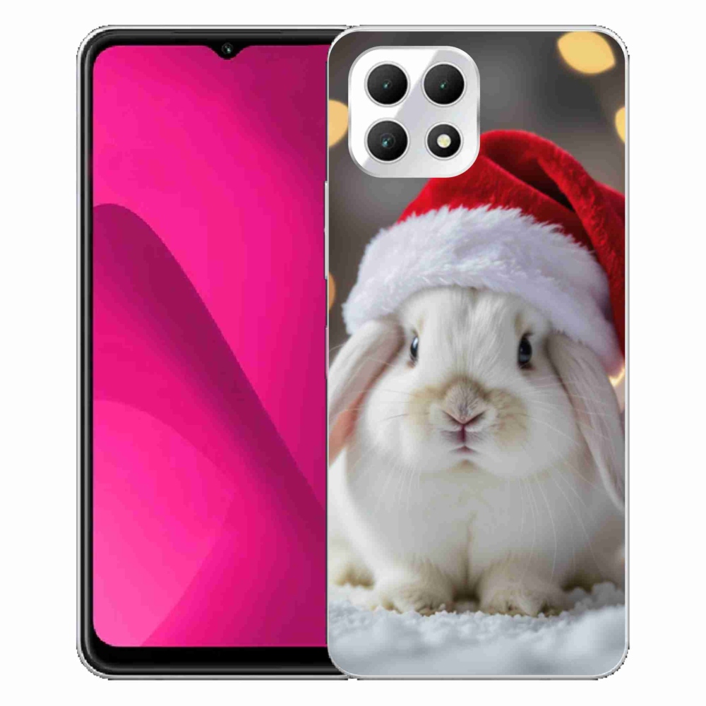 Zselés borító mmCase a T phone 2 készülékhez - Karácsonyi nyuszi