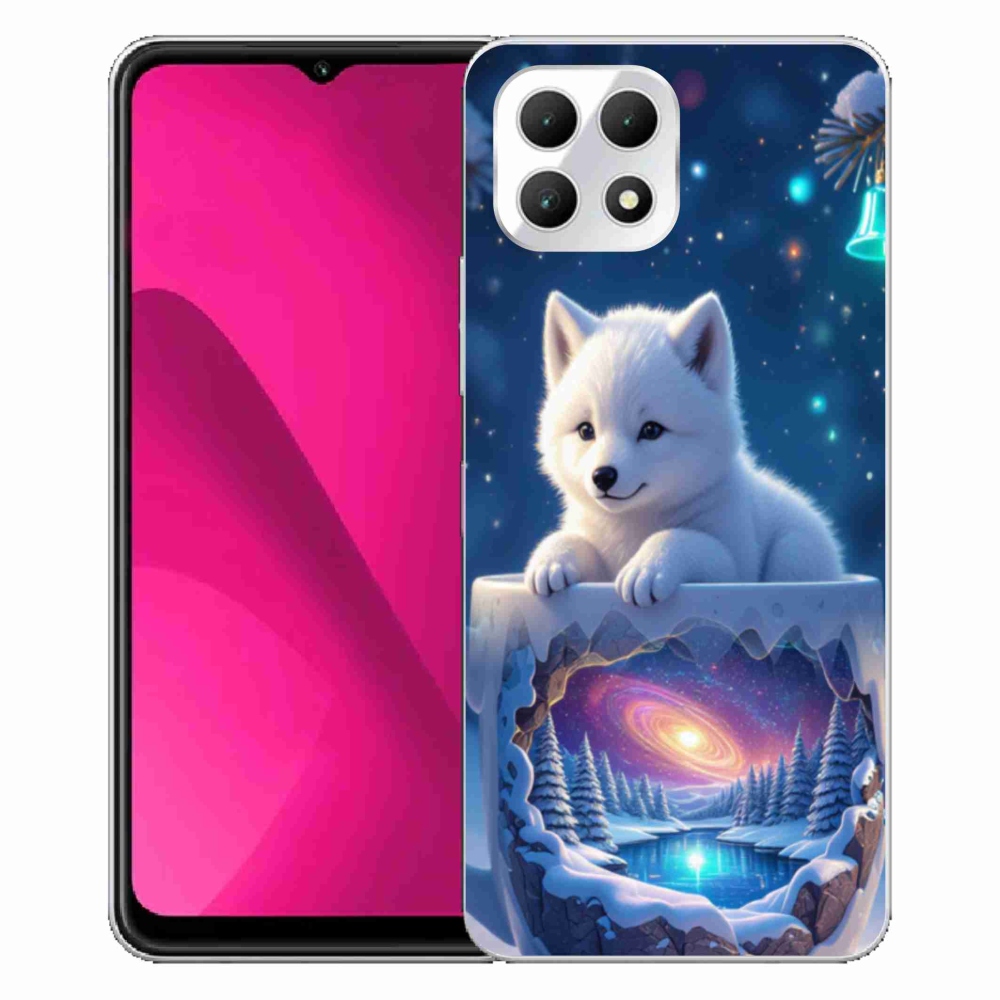 Gél borító mmCase a T phone 2 - Karácsonyi kölyökkutya számára