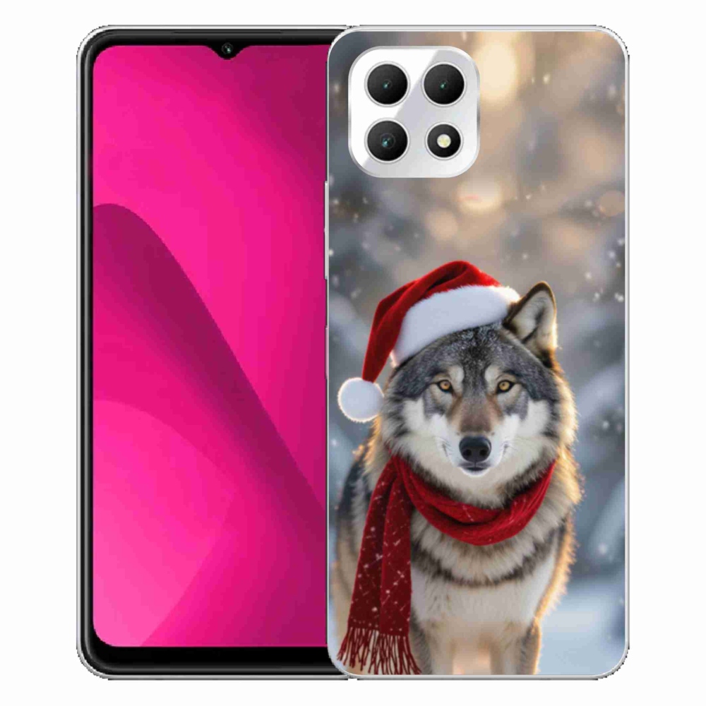 Gél borító mmCase a T phone 2 - Karácsonyi farkashoz