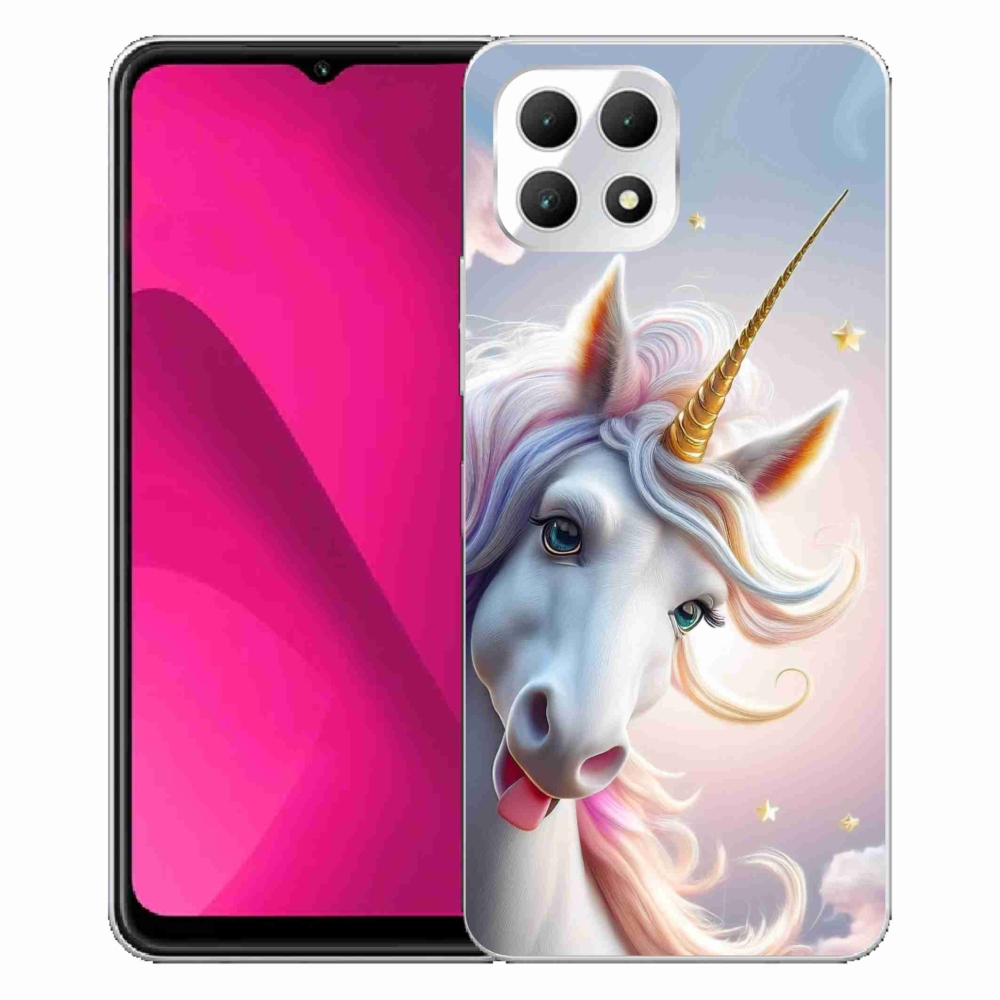 Gél borító mmCase a T phone 2 készülékhez - boldog egyszarvú