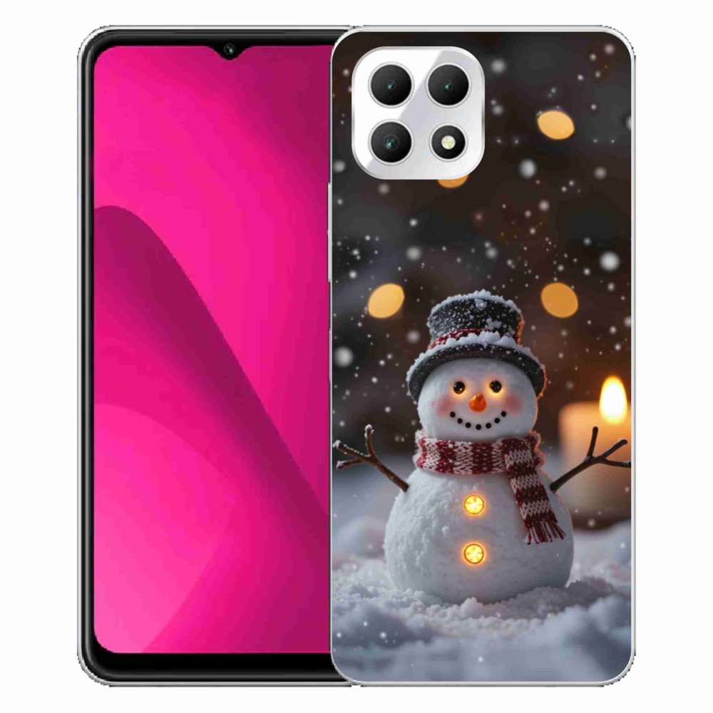 Gél borító mmCase a T phone 2 - boldog hóemberhez