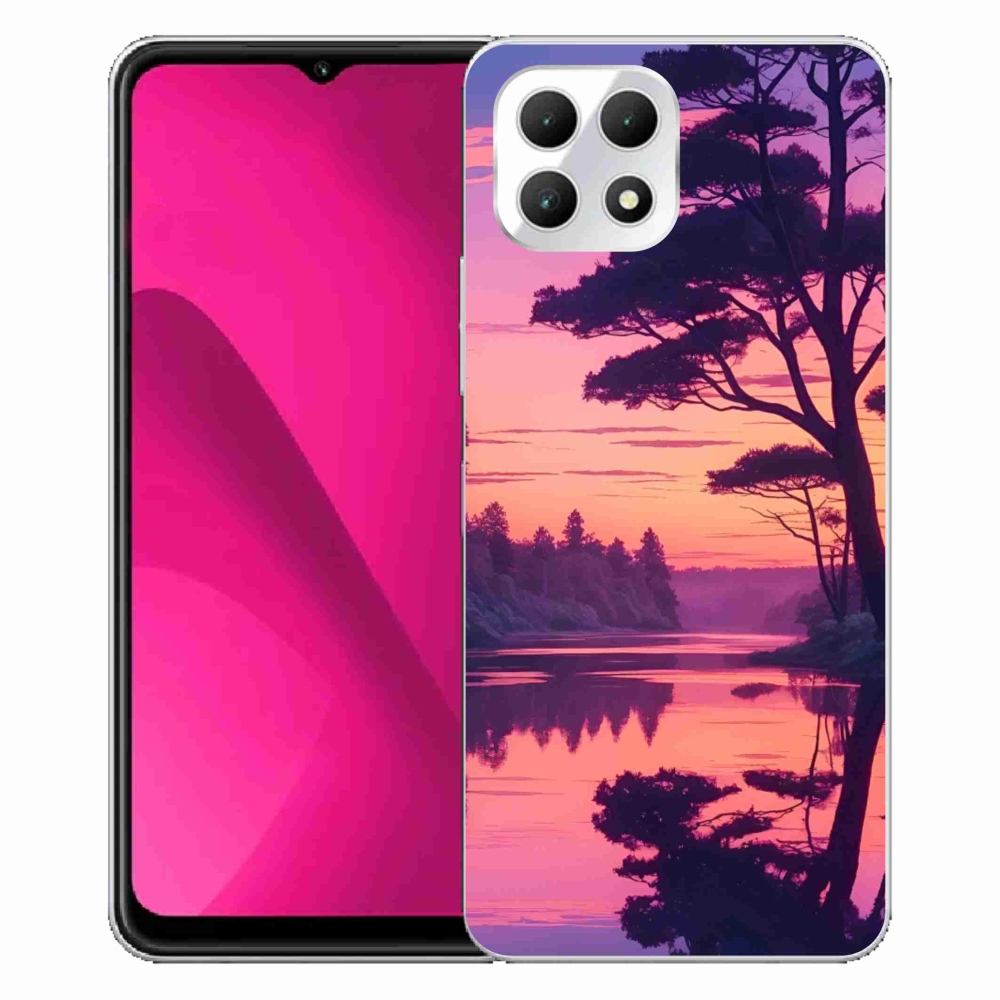 Gél borító mmCase a T phone 2 készülékhez - naplemente a tó felett