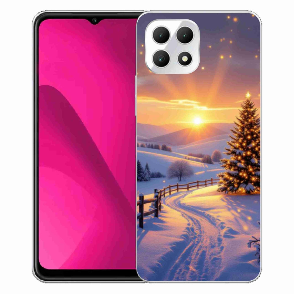 Gél borító mmCase a T phone 2 - téli tájképhez
